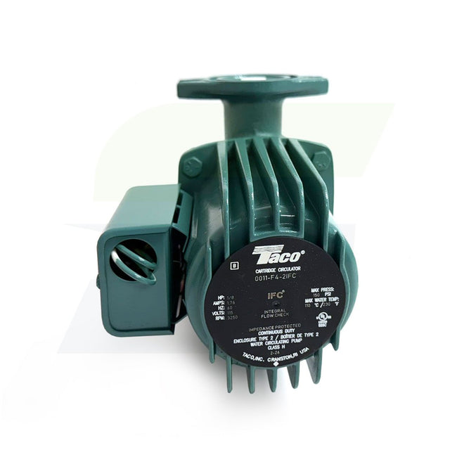 Taco 0011-F4-2IFC - Cartridge Circulator - Cast Iron, Flanged, Integral Flow Check, 1/8 HP