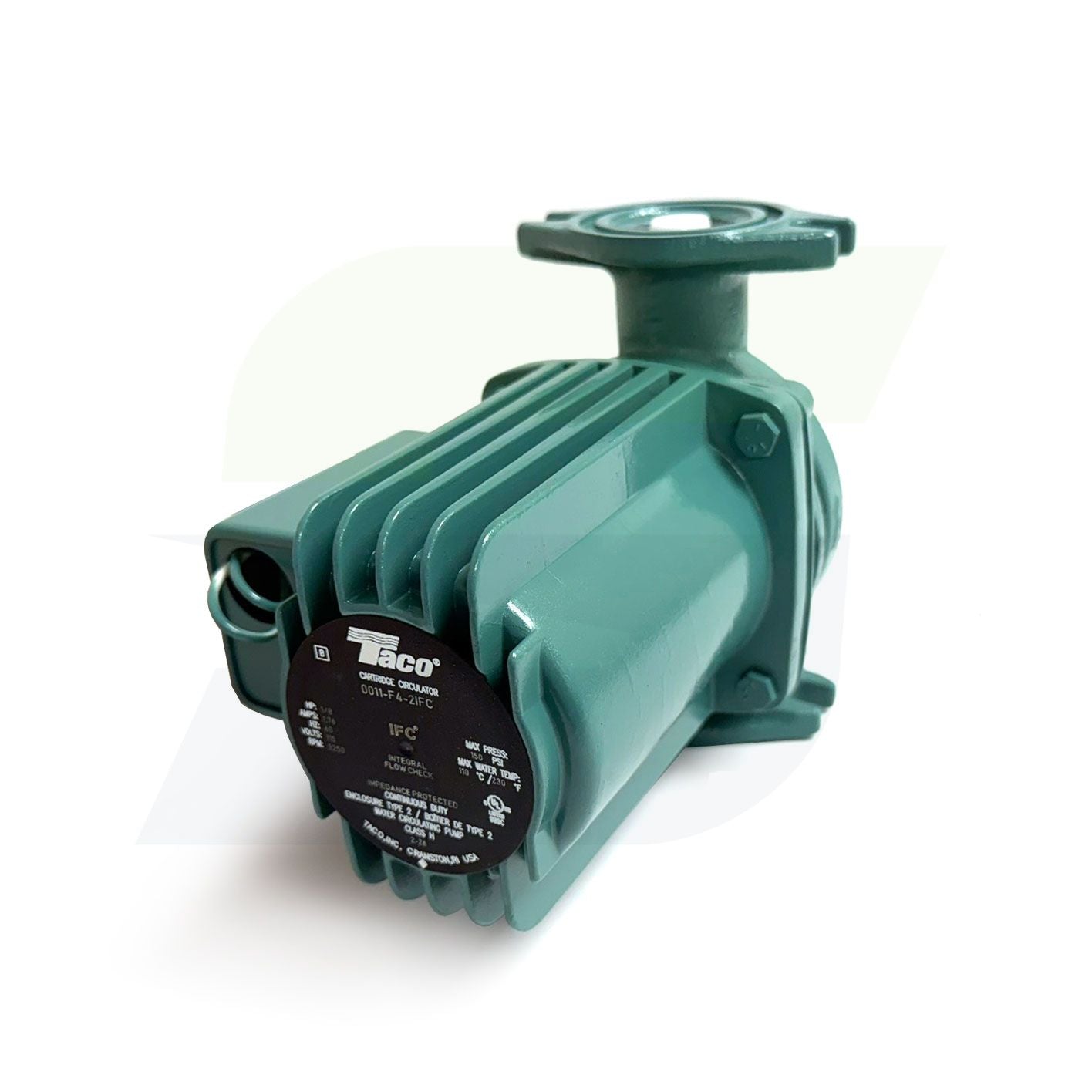 Taco 0011-F4-2IFC - Cartridge Circulator - Cast Iron, Flanged, Integral Flow Check, 1/8 HP