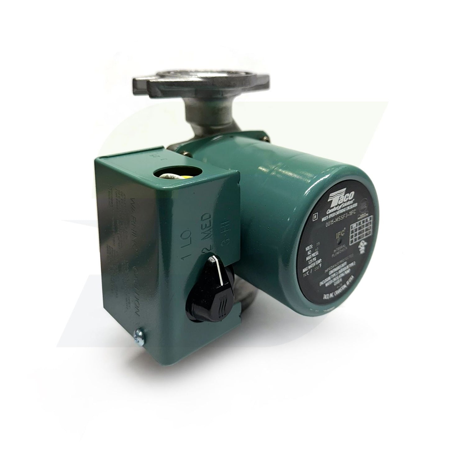 0015-MSSF3-1IFC - 3-Speed Cartridge Circulator - Stainless Steel - Rotated Flanges