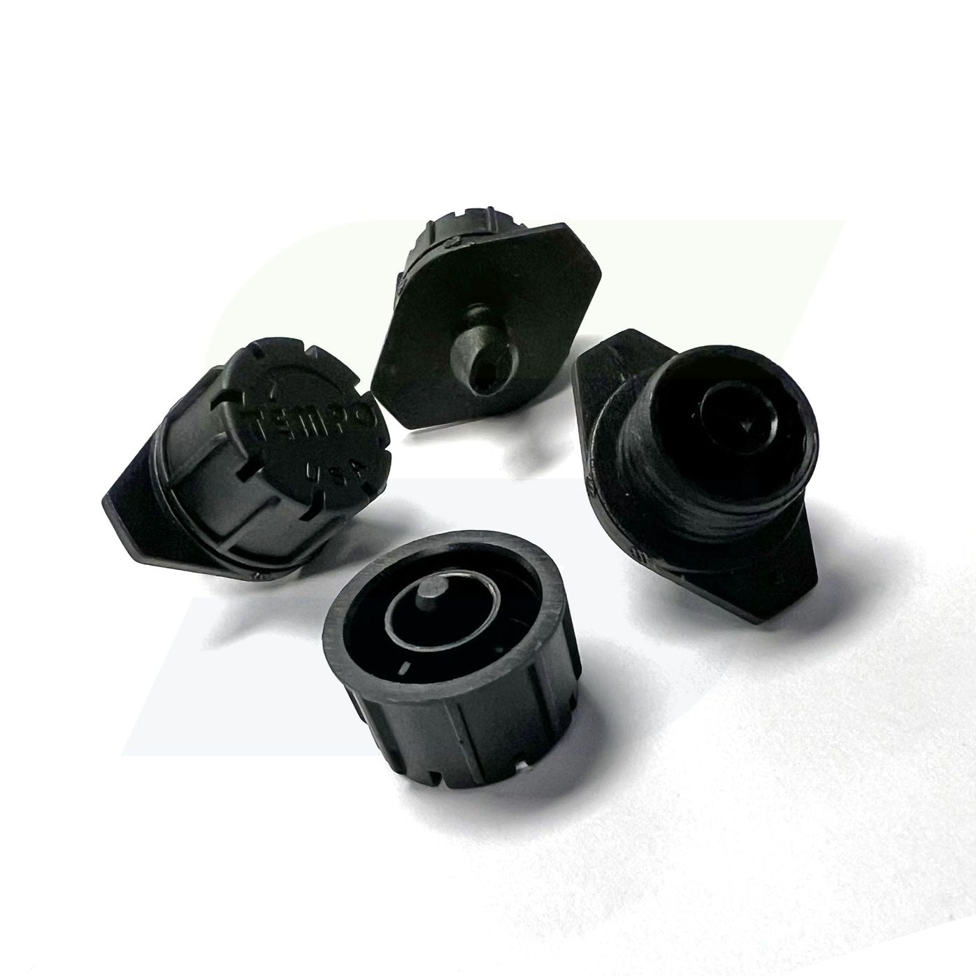 1/4" Barbed Adjustable Dial-A-Flo Fan Spray Emitter 360 Degree  - 0-10 GPM