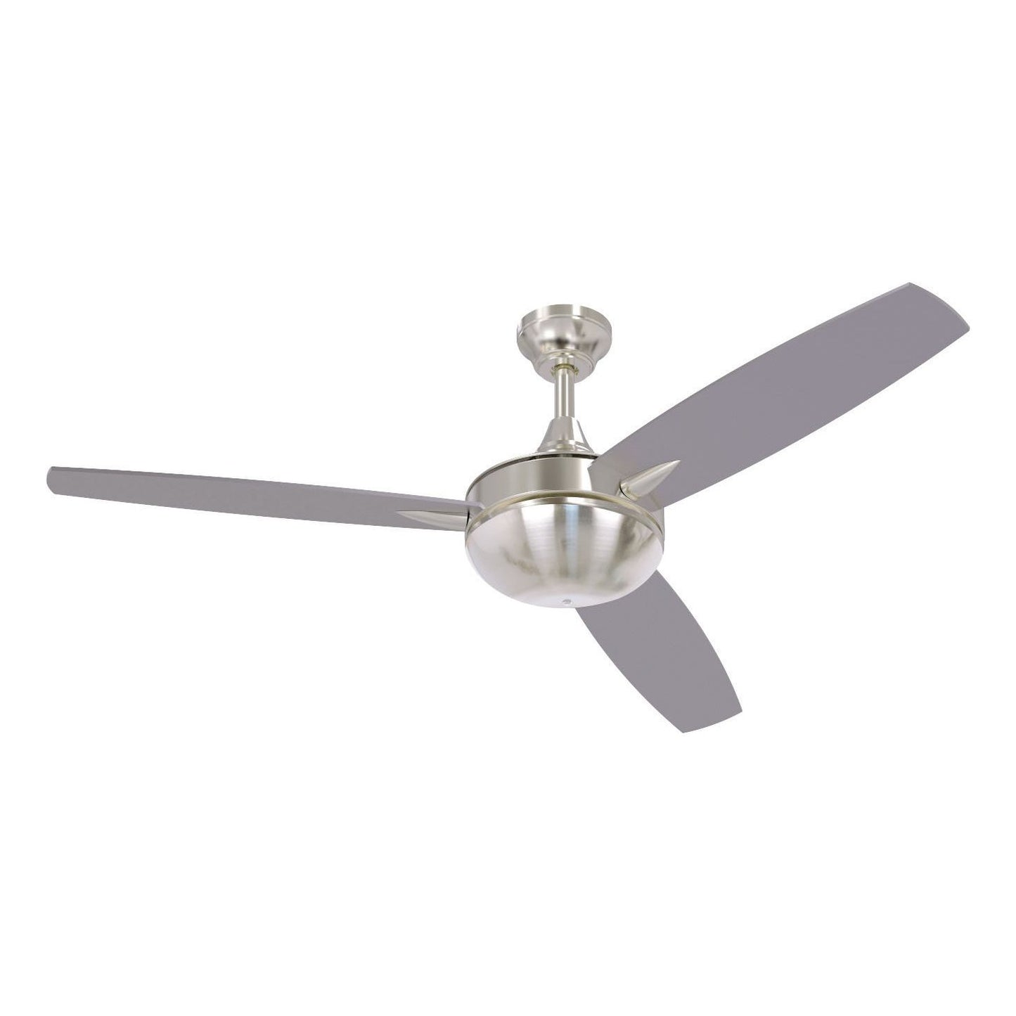 TG52BNK3 - Targas 52" 3 Blade Ceiling Fan with Light Kit - Brushed Polished Nickel