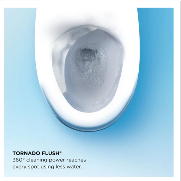 Toto MW4364726CEMFGNA#01 - Aquia IV Cube - WASHLET+ S7 Two-Piece Toilet - 1.28 GPF & 0.9 GPF