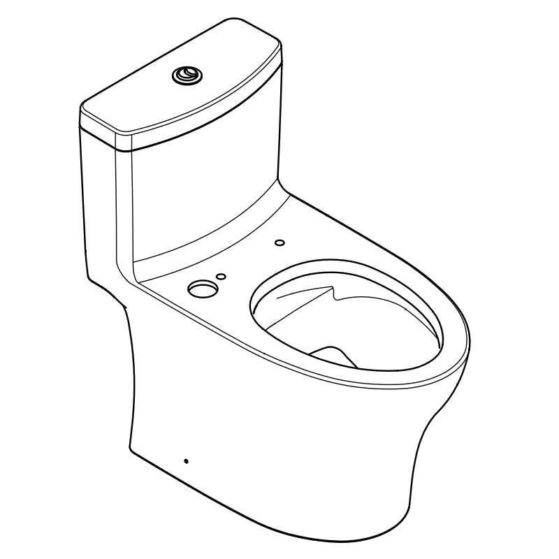 MS646234CEMFGN#01 - Aquia IV Dual Flush Universal Height One-Piece Toilet - Cotton White
