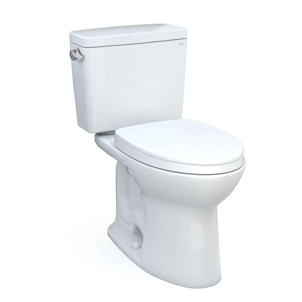 CST776CEFG#01 - Drake Two-Piece Universal Height Toilet with SoftClose Seat - Cotton White
