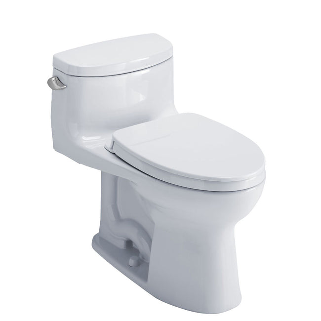 MS634124CEFG#01 - Supreme II One-Piece Elongated Universal Height Toilet - Cotton White - 1.28 GPF