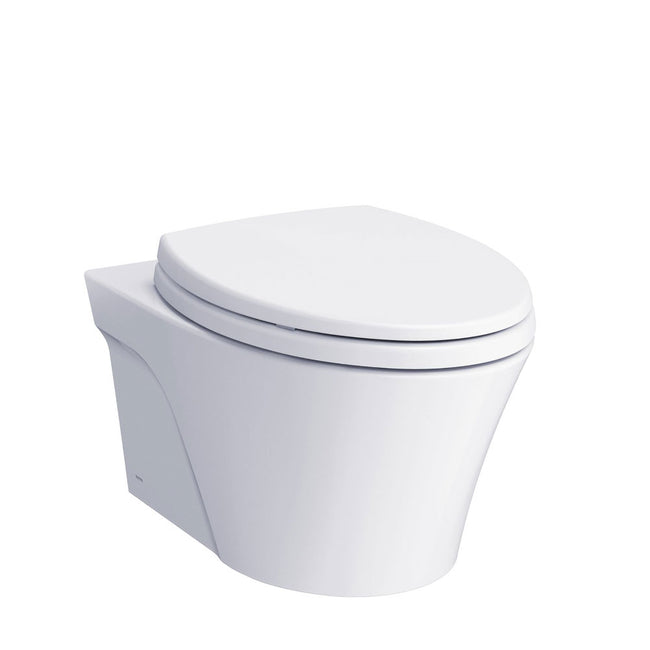 CWT426CMFG#WH - AP 0.9 / 1.28 GPF Dual Flush Wall Mounted Two Piece Elongated Chair Height Toilet wi