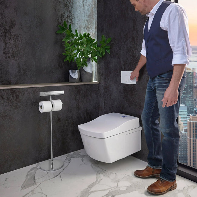 NEOREST EW  Washlet Wall-Hung Toilet with DuoFit In-wall Tank & Auto Open / Close / Flush