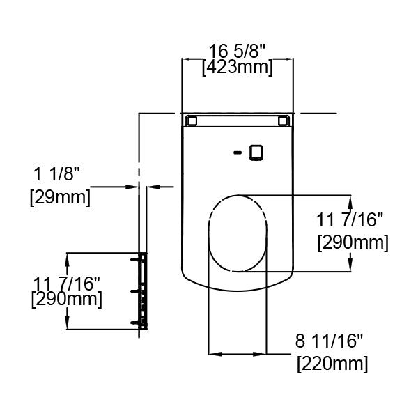 NEOREST EW  Washlet Wall-Hung Toilet with DuoFit In-wall Tank & Auto Open / Close / Flush