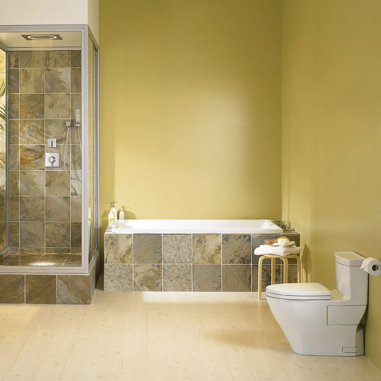 MS624124CEFG#01 - Legato One-Piece Elongated Universal Height Skirted Toilet - 1.28 GPF - Cotton White