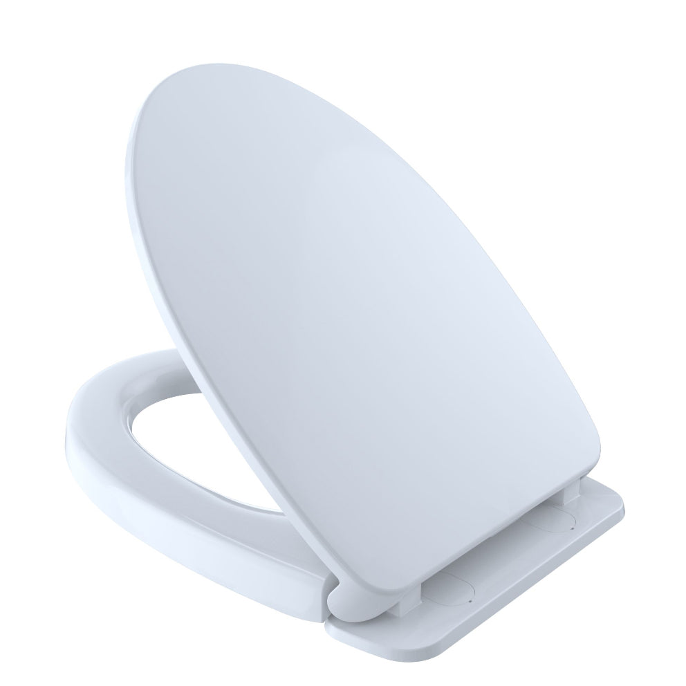 SS124#01 - SoftClose Elongated Toilet Seat - Cotton White