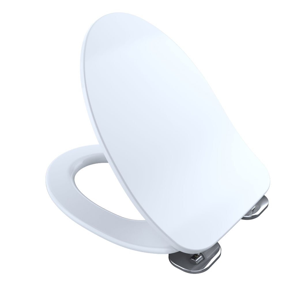 SS234#01 - Slim Elongated SoftClose Toilet Seat - Cotton White