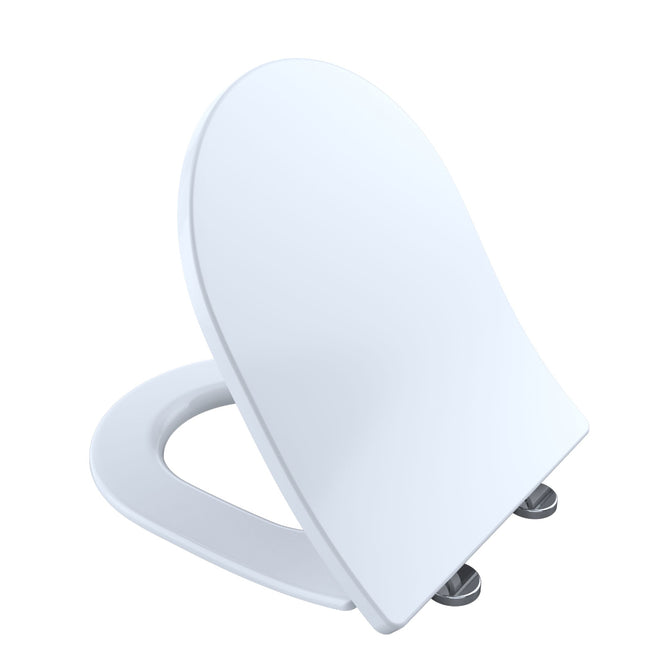 SS247R#01 - Slim D-Shape Softclose Seat Toilet Seat - Cotton White