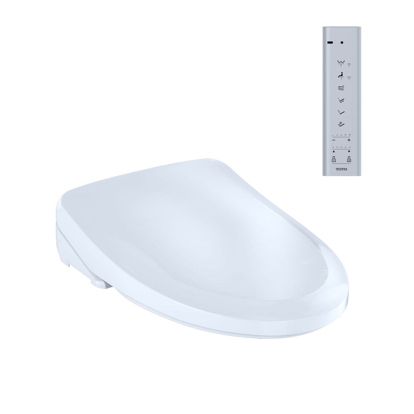 SW3044#01 - S500E Classic Elongated Washlet with Ewater+ in Cotton White