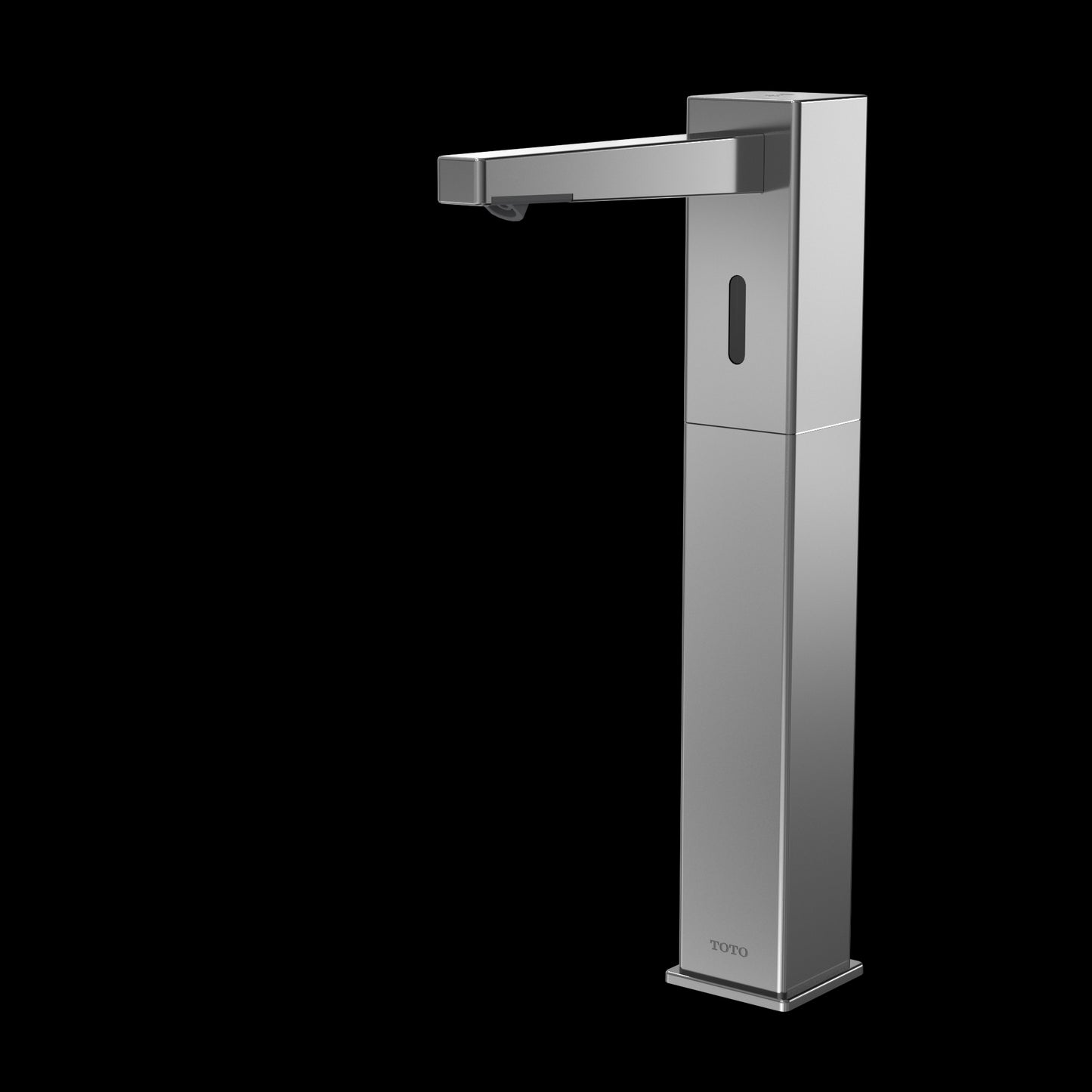 TES202AG#CP - Square L Touchless Foam Soap Dispenser - 3L Reservoir and 2 Spouts - Chrome