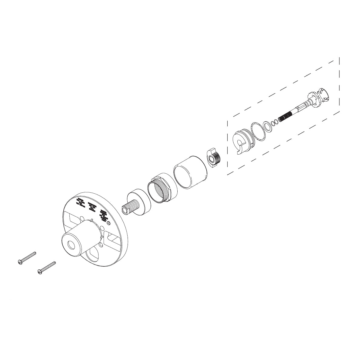 THU4127 - Cartridge For Pressure Balance Valve