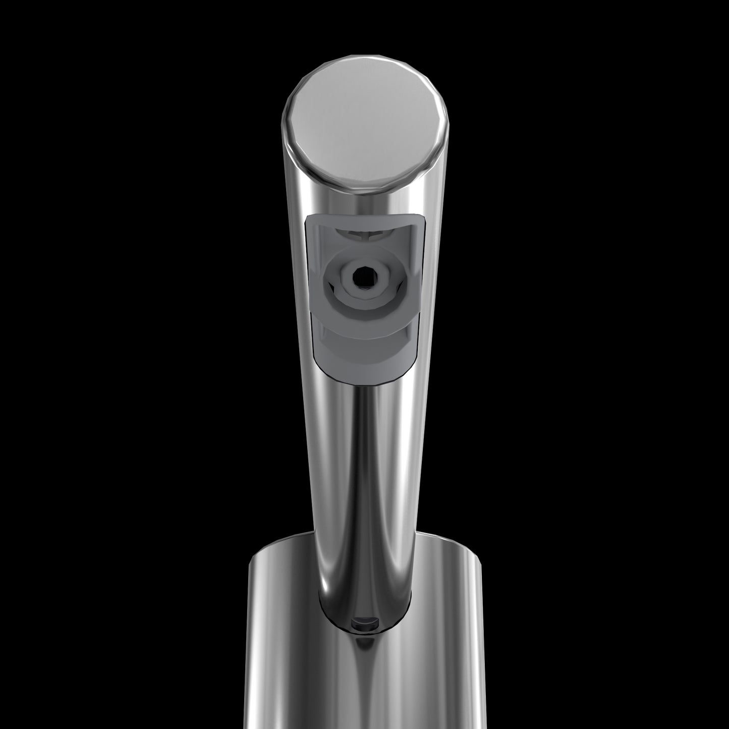 TLK07001G#CP - Round S Touchless Auto Foam Soap Dispenser Spout - Polished Chrome