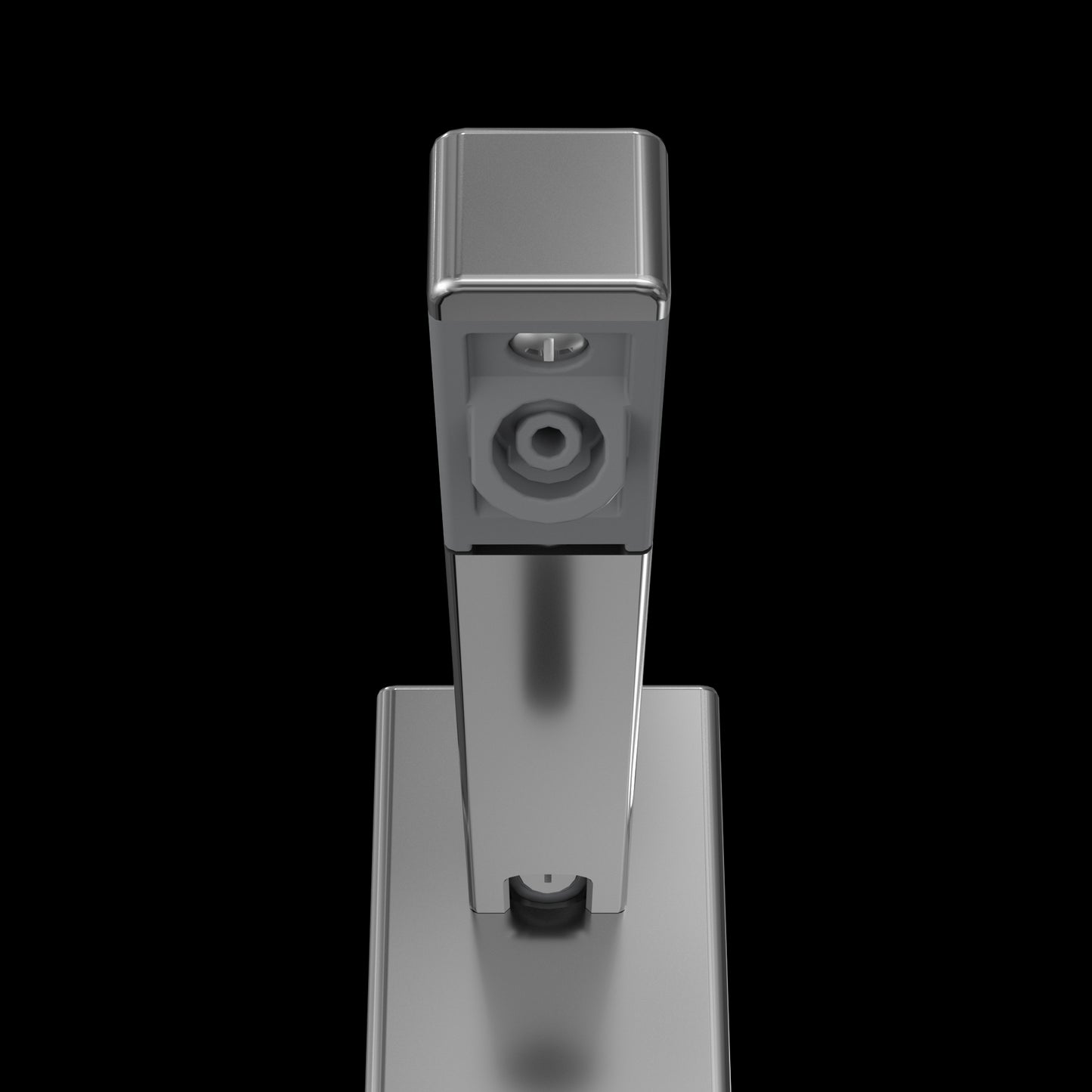 TLK08003G#CP - Square L Touchless Auto Foam Soap Dispenser Spout - Polished Chrome