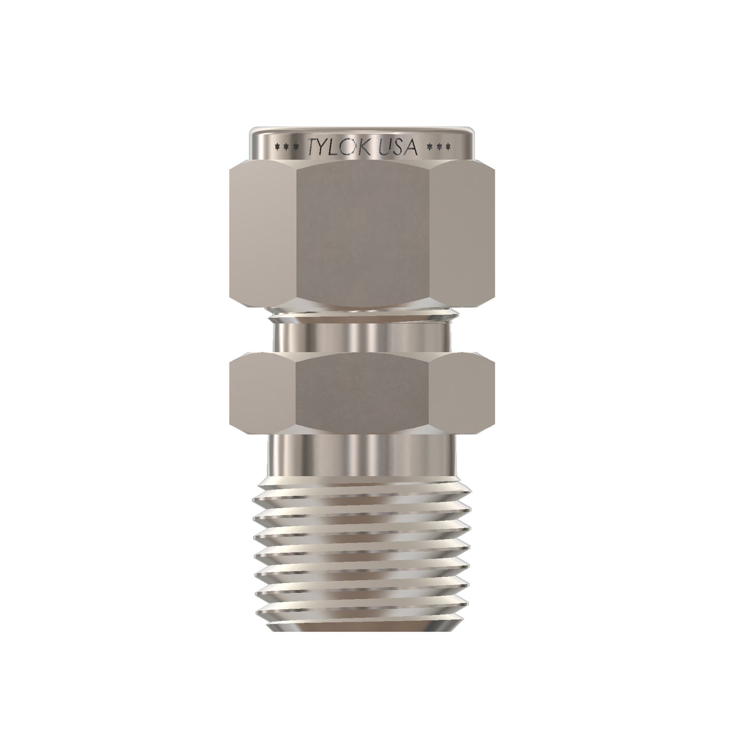 SS-12-DMC-12 - Stainless 3/4" CBC Tube x 3/4" MNPT Straight Connector