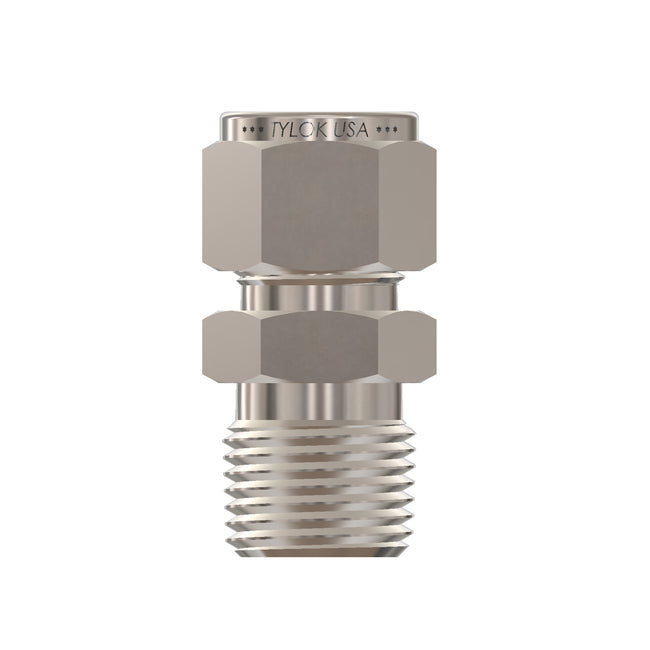 SS-12-DMC-8 - Stainless 3/4" CBC Tube x 1/2" MNPT Straight Connector