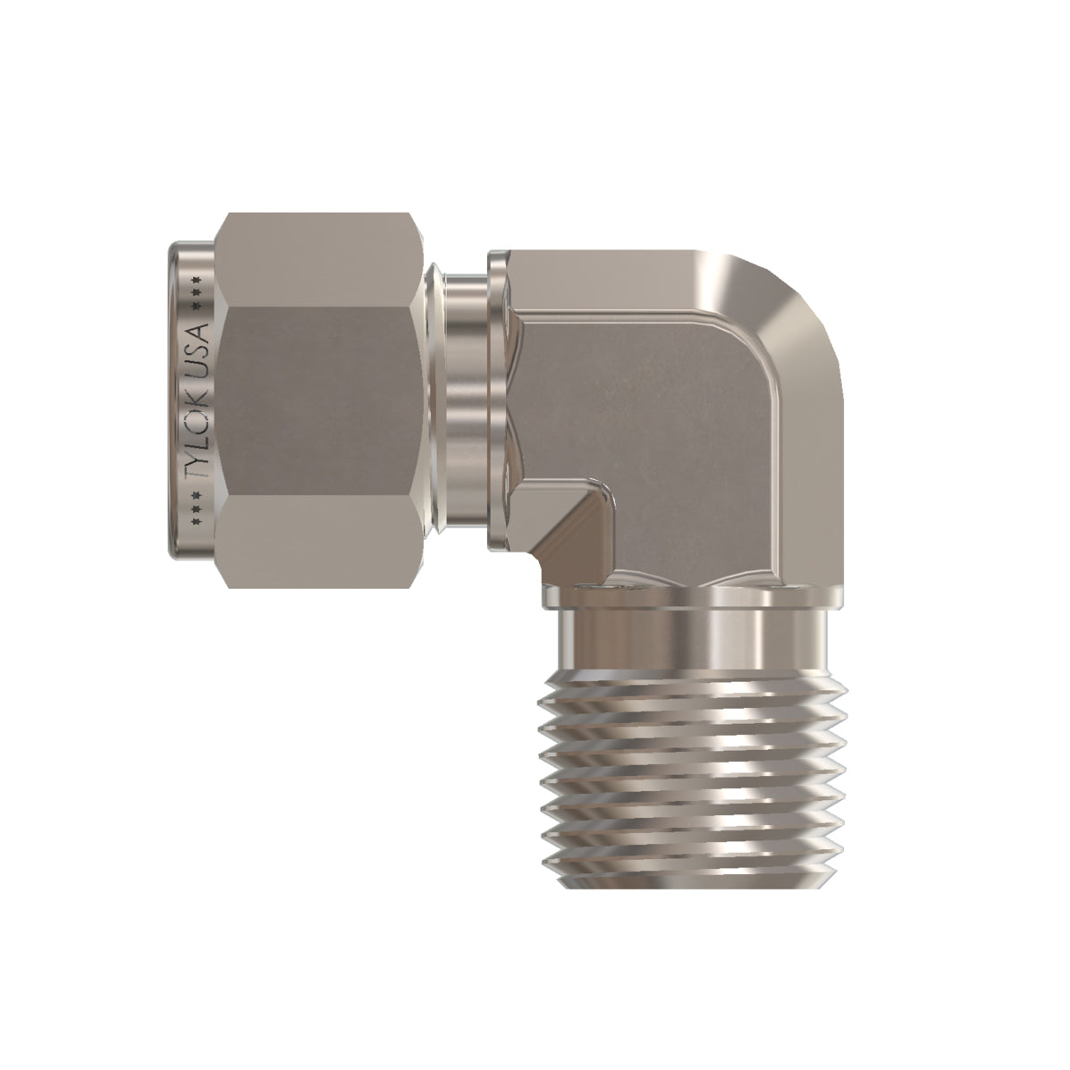 SS-8-DME-4 - Stainless 1/2" CBC Tube x 1/4" MNPT Elbow