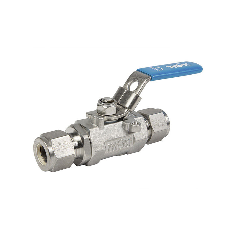 SS-GP8-D8D8 - Stainless GP Ball Valve 1/2" CBC Tube x 1/2" CBC Tube
