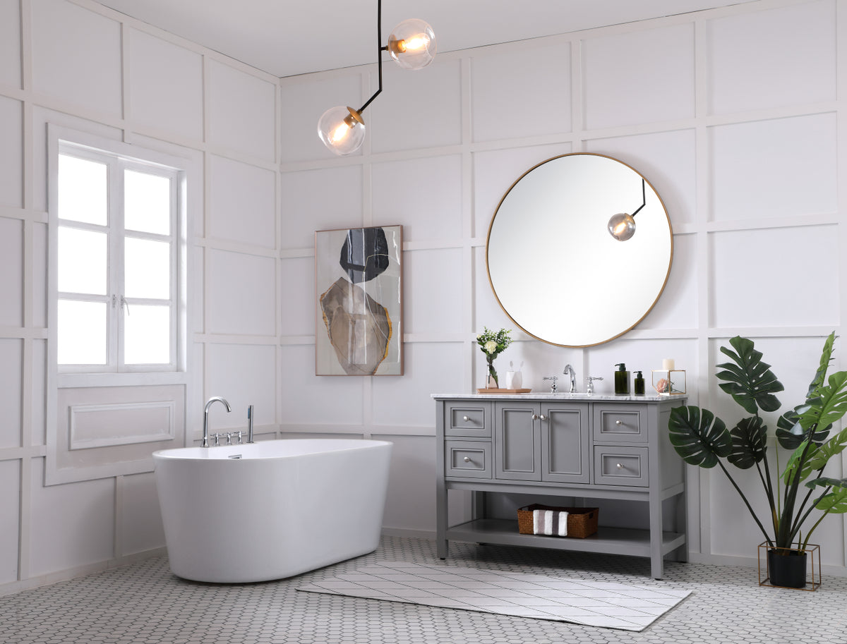 VF27048GR 48" Single Bathroom Vanity Set in Grey