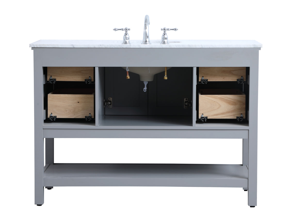 VF27048GR 48" Single Bathroom Vanity Set in Grey