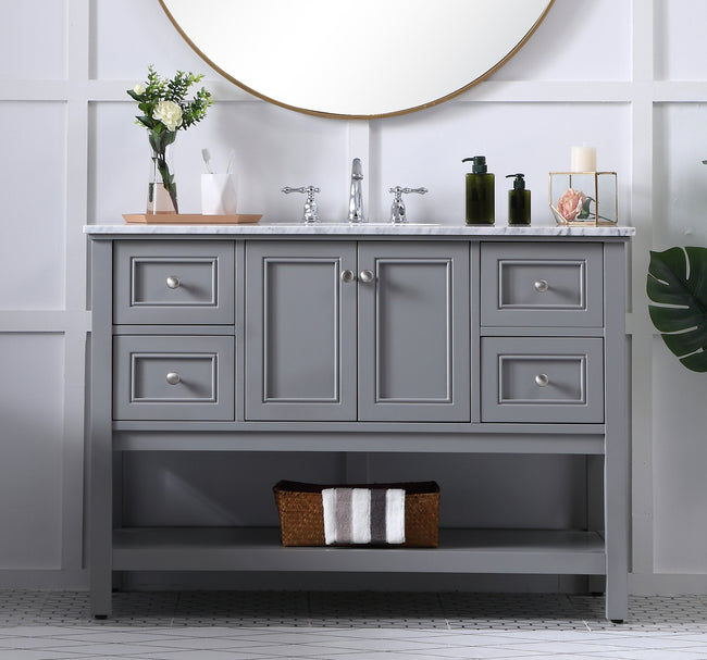 VF27048GR 48" Single Bathroom Vanity Set in Grey