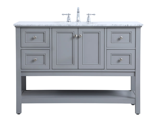 VF27048GR 48" Single Bathroom Vanity Set in Grey