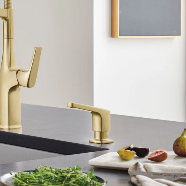 442988 - Rivana Soap Dispenser - Satin Gold