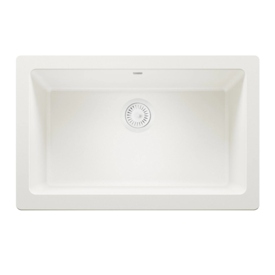 240319 - Color-Coordinated Metal Basket Strainer - White