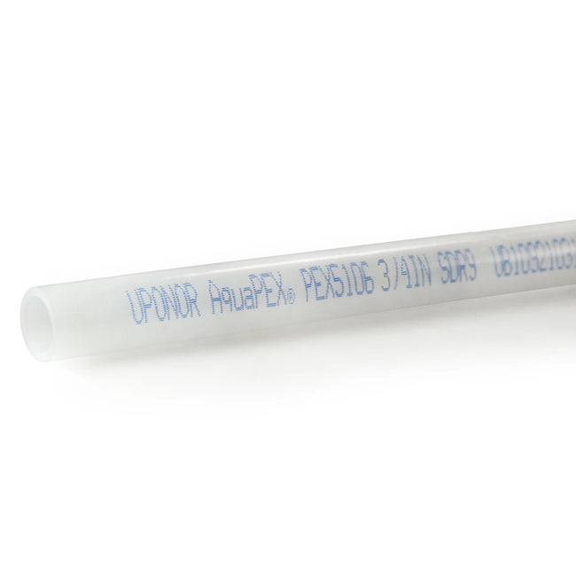 F4360750 - 3/4" AquaPEX  White Coil with Blue Print - 300 Ft