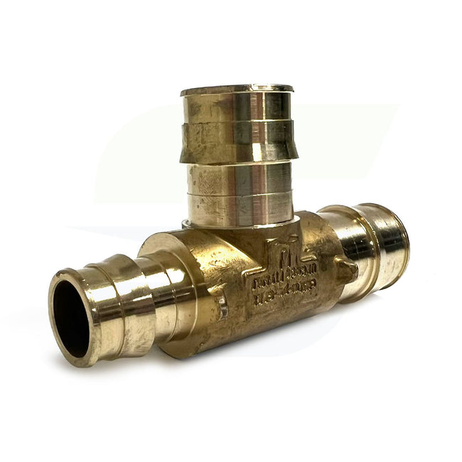 LF4701751 - ProPEX LF Brass Reducing Tee, 1" PEX x 3/4" PEX x 1" PEX