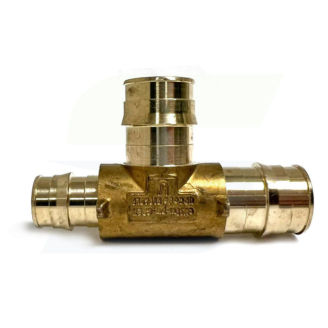 LF4701751 - ProPEX LF Brass Reducing Tee, 1" PEX x 3/4" PEX x 1" PEX