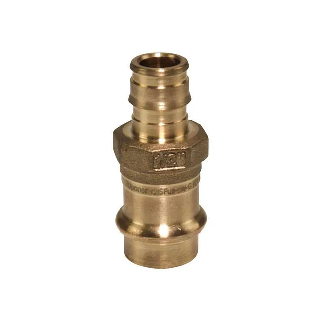 LFP4515050 - ProPEX LF Brass Copper Press Adapter, 1/2" PEX x 1/2" Copper