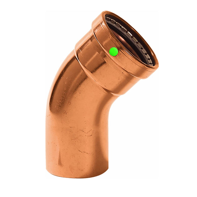 20673 - ProPress Zero Lead Copper XL-C 45-Degree Elbow with 3" FTG x P