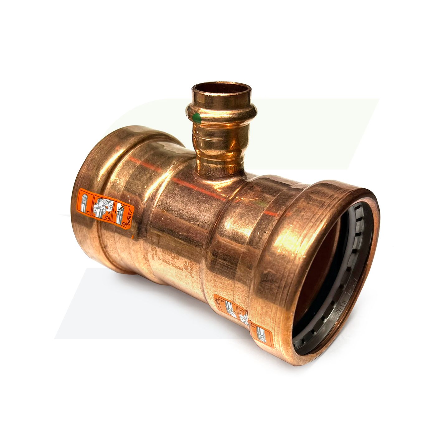 22293 - 2-1/2" x 2-1/2" x 1" ProPress Zero Lead Copper XL-C Tee