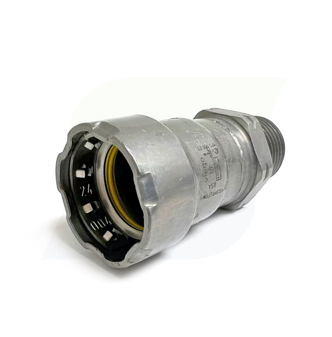 25101 - MegapressG Carbon Steel Male Adapter, Press x MPT Connection Type, 1/2" Tube Size