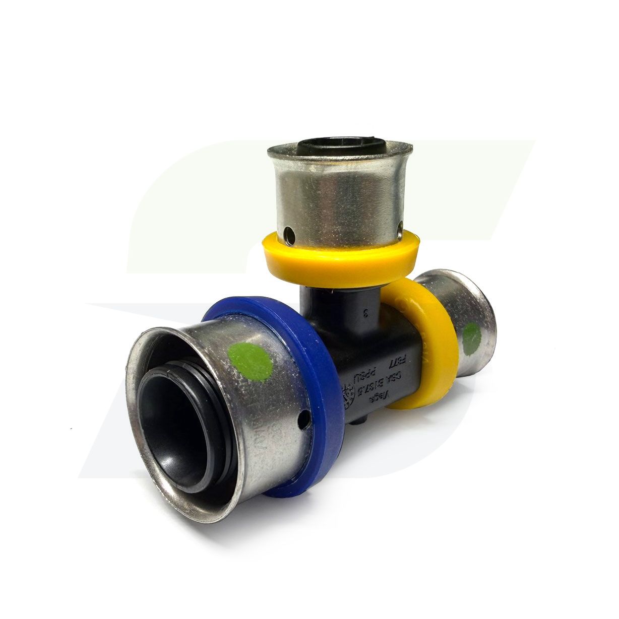 49433 - V5618 Polymer PEX Tee, 3/4" x 1/2" x 1/2"