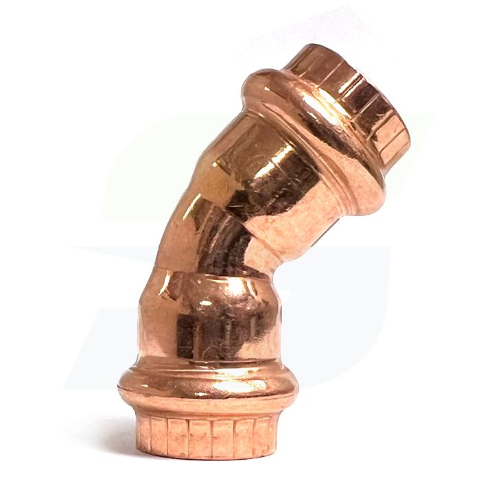 77607 - ProPress 1/2 in. x 1/2 in. Copper 45-Degree Elbow – SupplyStop.com