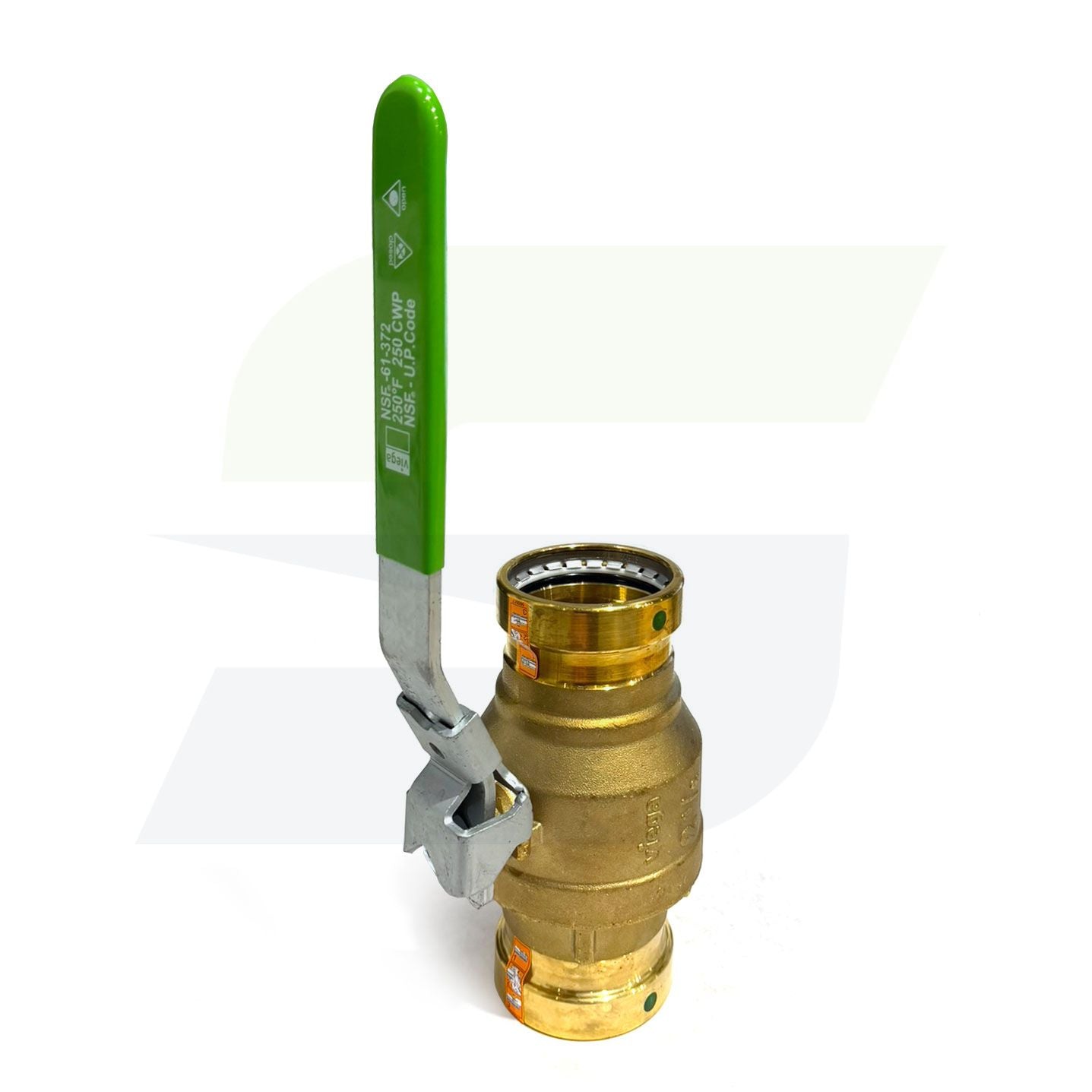 78300 - 2-1/2" ProPress x ProPress Lead-Free Bronze Ball Valve - Locking Lever