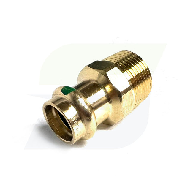 79220 - Propress Zero Lead Bronze Adapter with Male 1/2" x 3/4" P x Male NPT
