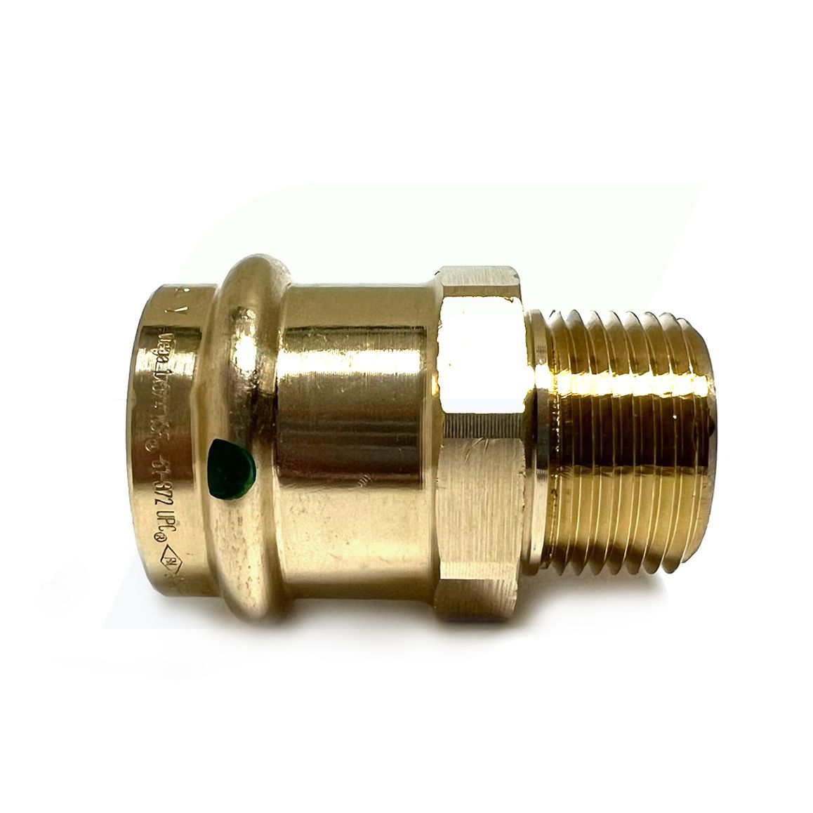 79730 - ProPress Zero Lead Bronze Union with Male 1/2-Inch by 1/2-Inch P x Male NPT