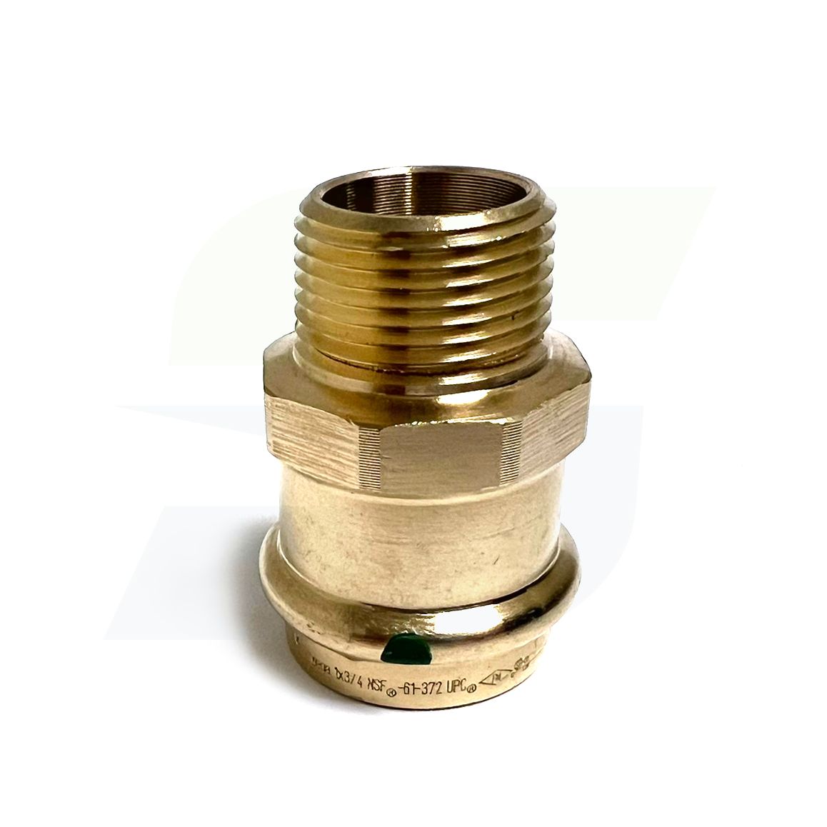 79240 - 1" ProPress x 3/4" Male Bronze Adapter (Lead Free)