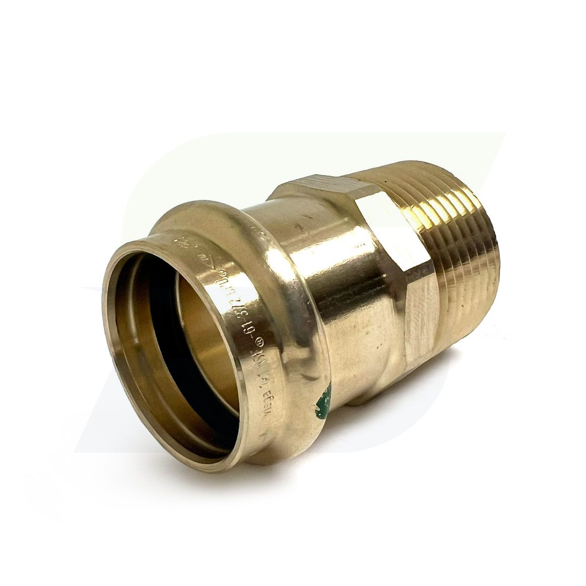 79260 - 1-1/4" ProPress Zero Lead Bronze Male NPT Adapter