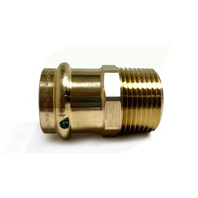 79260 - 1-1/4" ProPress Zero Lead Bronze Male NPT Adapter