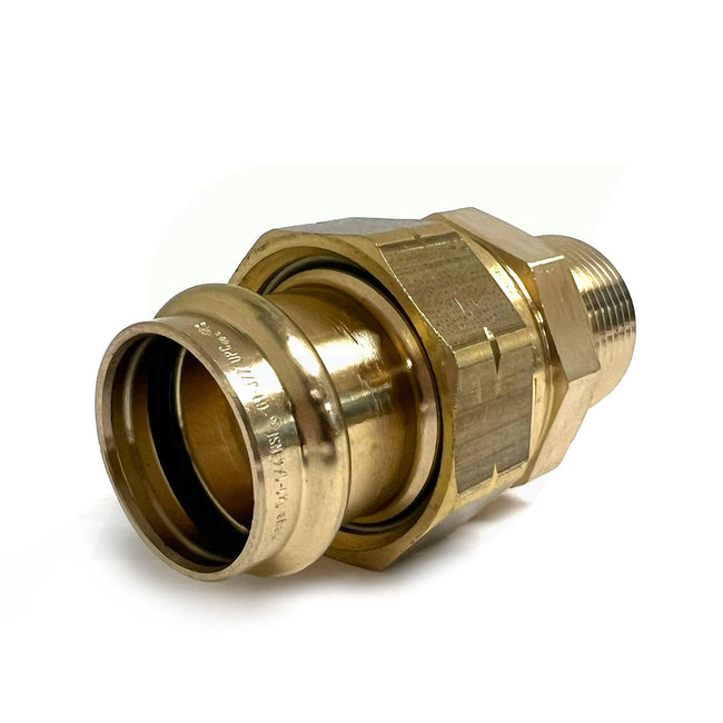 79750 - ProPress Zero Lead Bronze Union with Male 1-1/2-Inch by 1-1/2-Inch P x Male NPT