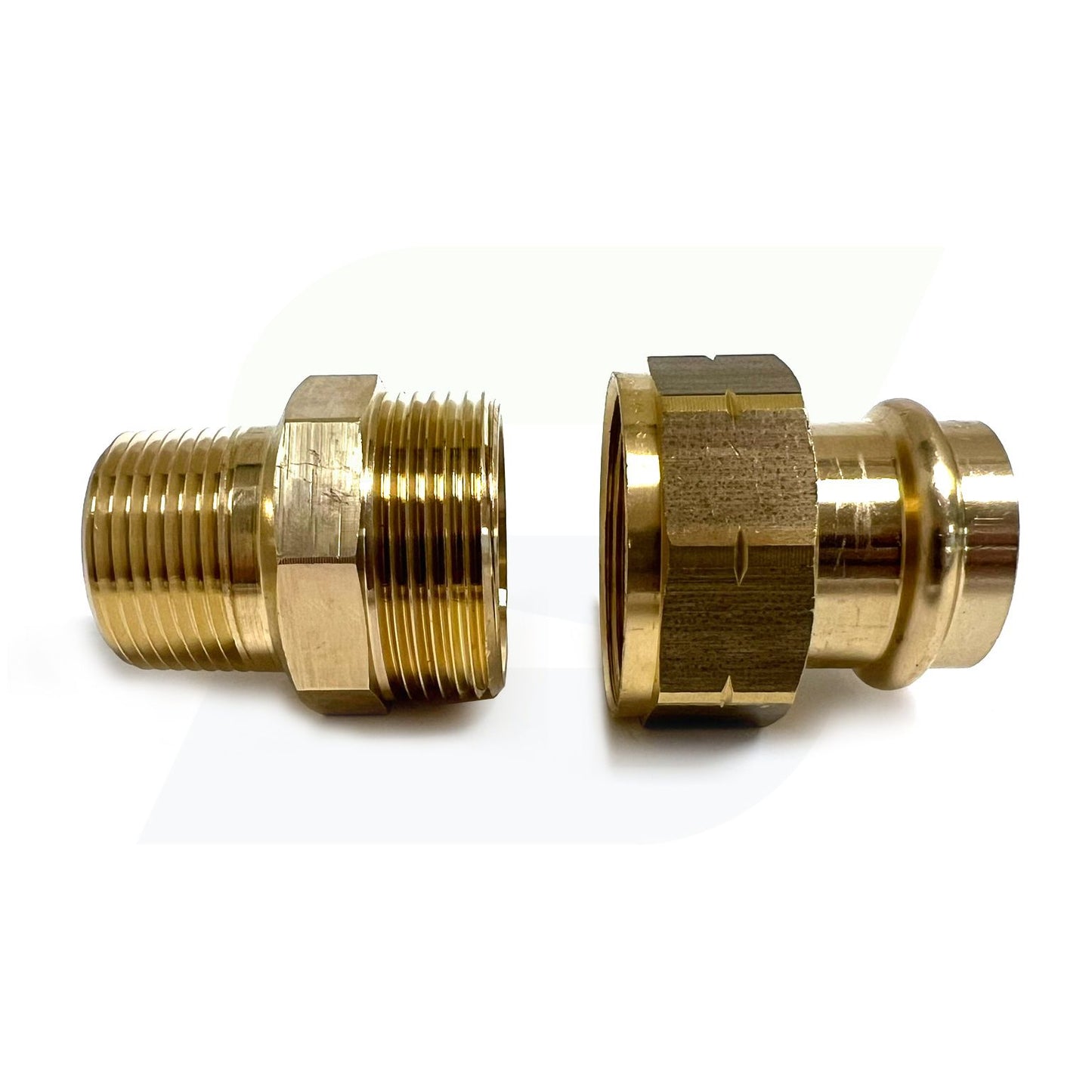 79735 - ProPress Zero Lead Bronze Union with Male 3/4" by 3/4" P x Male NPT