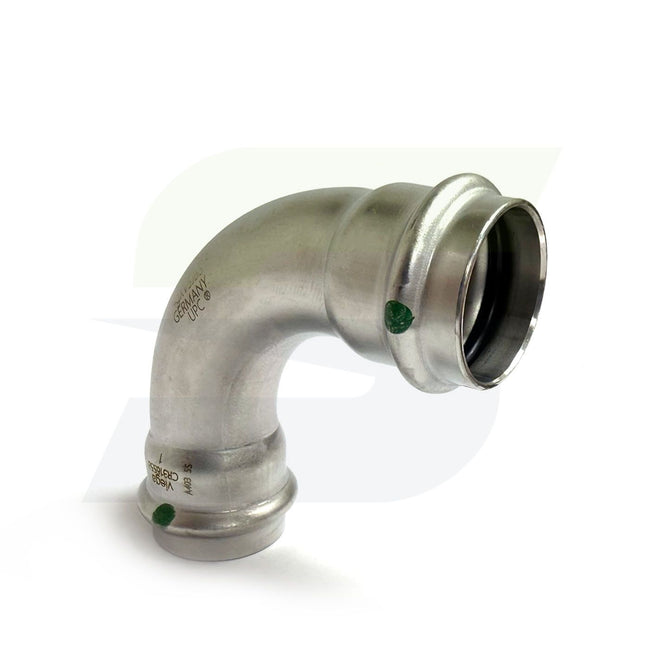 80410 - 1" ProPress 316 Stainless Steel 90 Degree Elbow w/ EPDM Seal