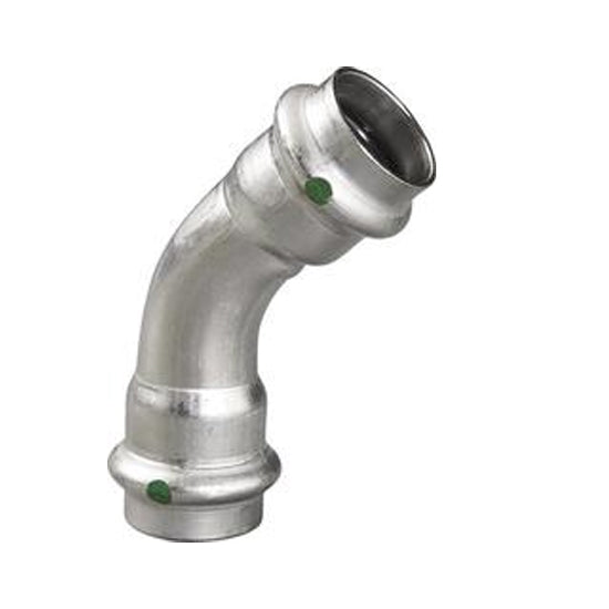 80465 - 1-1/2" ProPress 45 Degree Elbow - 316 Stainless Steel